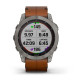 fēnix 7X Sapphire Solar - Titanium with Chestnut Leather Band - 51mm - Sapphire Solar - 010-02541-19 - Garmin